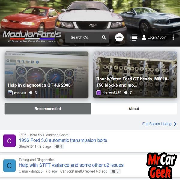 Modular Fords Forum