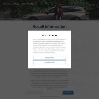 Volvo Recall Checker